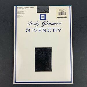 Givenchy Body Gleamers Control Top Pantyhose Jet Black Size B Medium